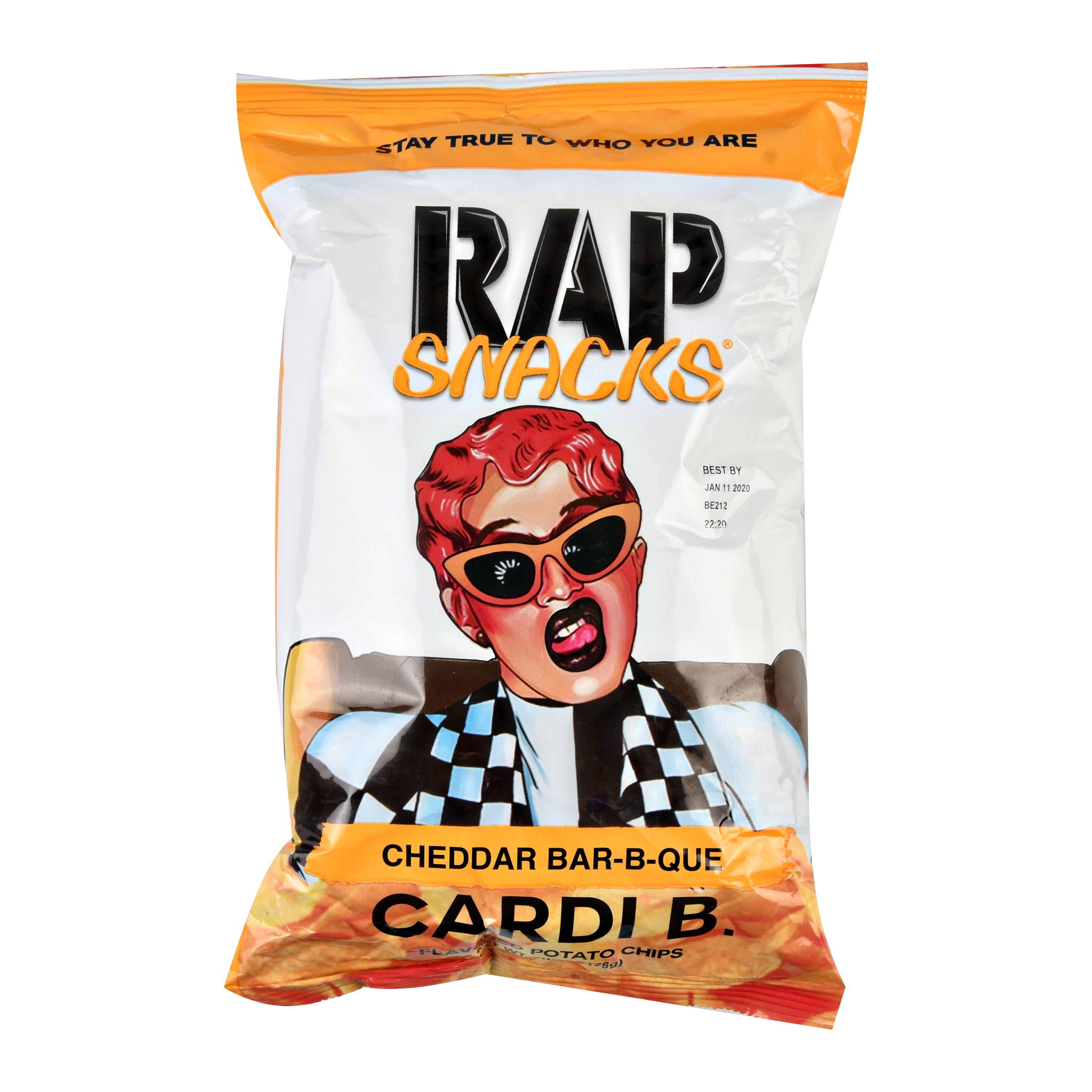 Rap Snacks Cardi B Cheddar BBQ Chips 2.75 oz - Walmart.com