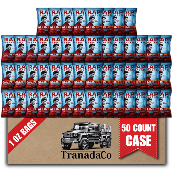 Rap Snacks Lil Baby All in HOT Potato Chips 1oz (50 Pack) by TranadaCo