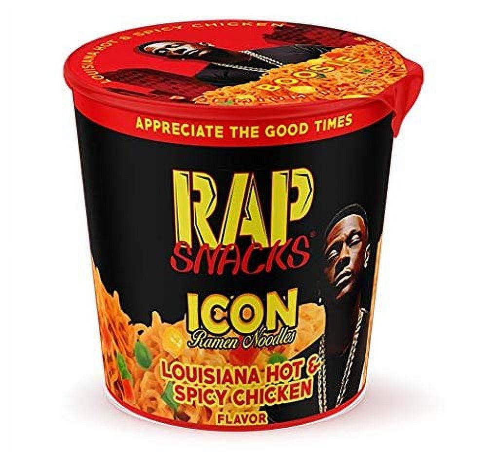 Rap Snacks Lil Boosie, Hot & Spicy Chicken Ramen Noodles, 2.25 oz