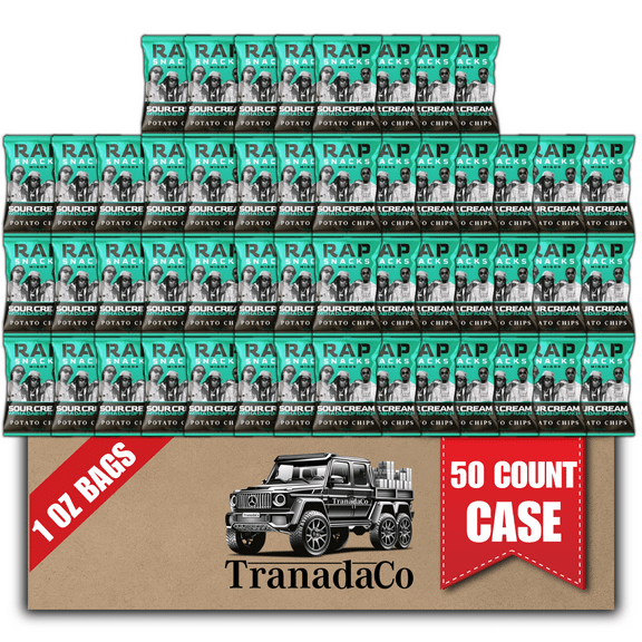 Rap Snacks Migos Sour Cream with Ranch 1oz (50 Pack) by TranadaCo