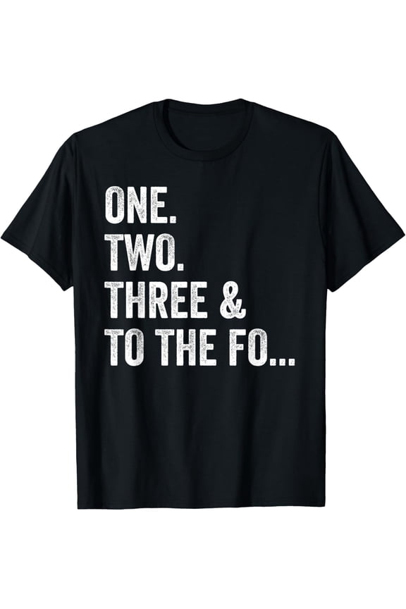 Rap T-Shirt, Oldschool Rapper Hip Hop 90s, One Two Three T-Shirt men and women can wear, black, white, gifts