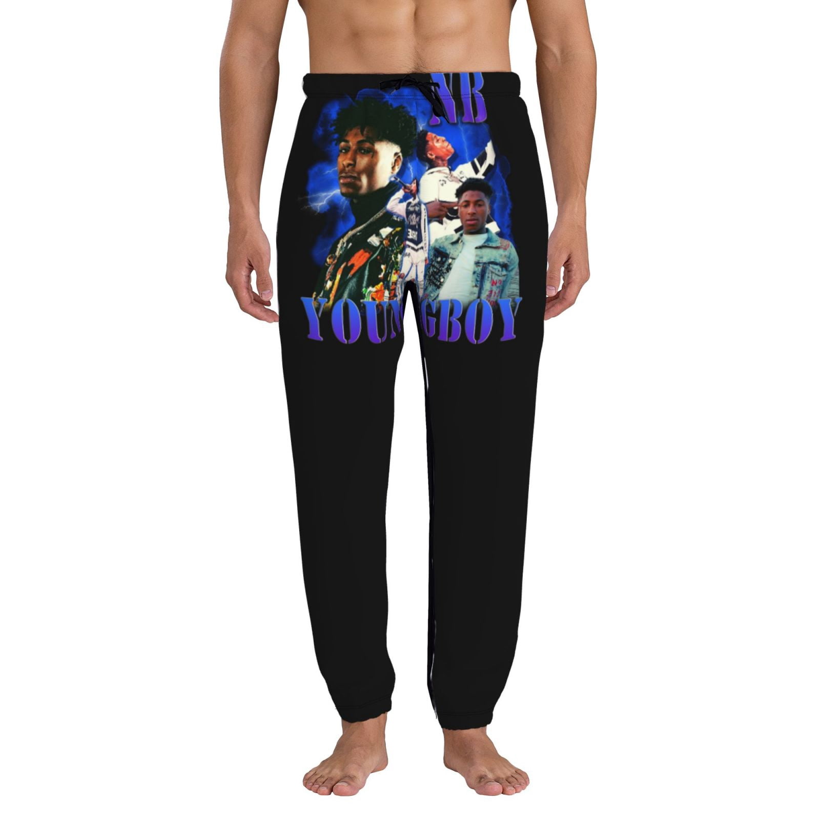 Blue Rapper Sweatpants Rap YoungBoy Never Broke Again Sing Mens Sweatpants Joggers Track Pants ...
