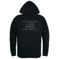 thumbnail image 1 of RapDom All Gave Some Thin Blue Line Flag Graphic Mens Pullover Hoodie [Black - XL], 1 of 1