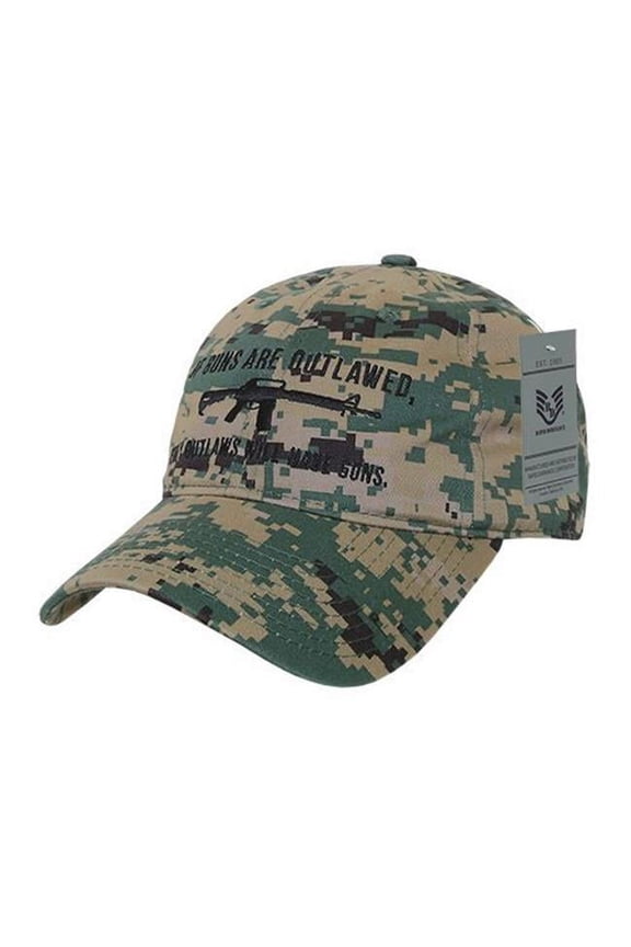 RapDom Outlaw Graphic Relaxed Mens Cap [MCU Digital - Adjustable]