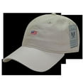 thumbnail image 1 of RapDom Small USA Flag Graphic Relaxed Mens Cap [Stone - Adjustable], 1 of 3