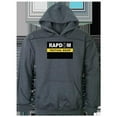 thumbnail image 1 of RapDom Tactical Gear Graphic Mens Pullover Hoodie [Heather Charcoal Grey - M], 1 of 1