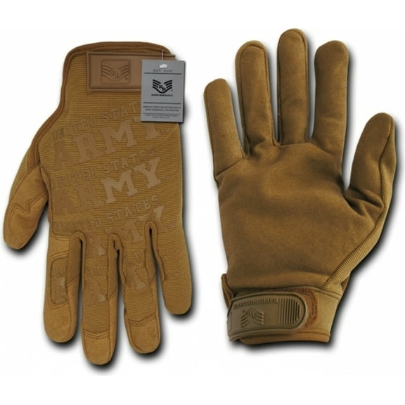 RapDom United States Army Lightweight Mechanic's Mens Gloves [Coyote Brown - 2XL]