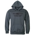 thumbnail image 1 of RapDom United States No Greater Friend Graphic Mens Pullover Hoodie [Heather Charcoal Grey - M], 1 of 1