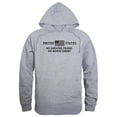 thumbnail image 1 of RapDom United States No Greater Friend Graphic Mens Pullover Hoodie [Heather Grey - S], 1 of 1
