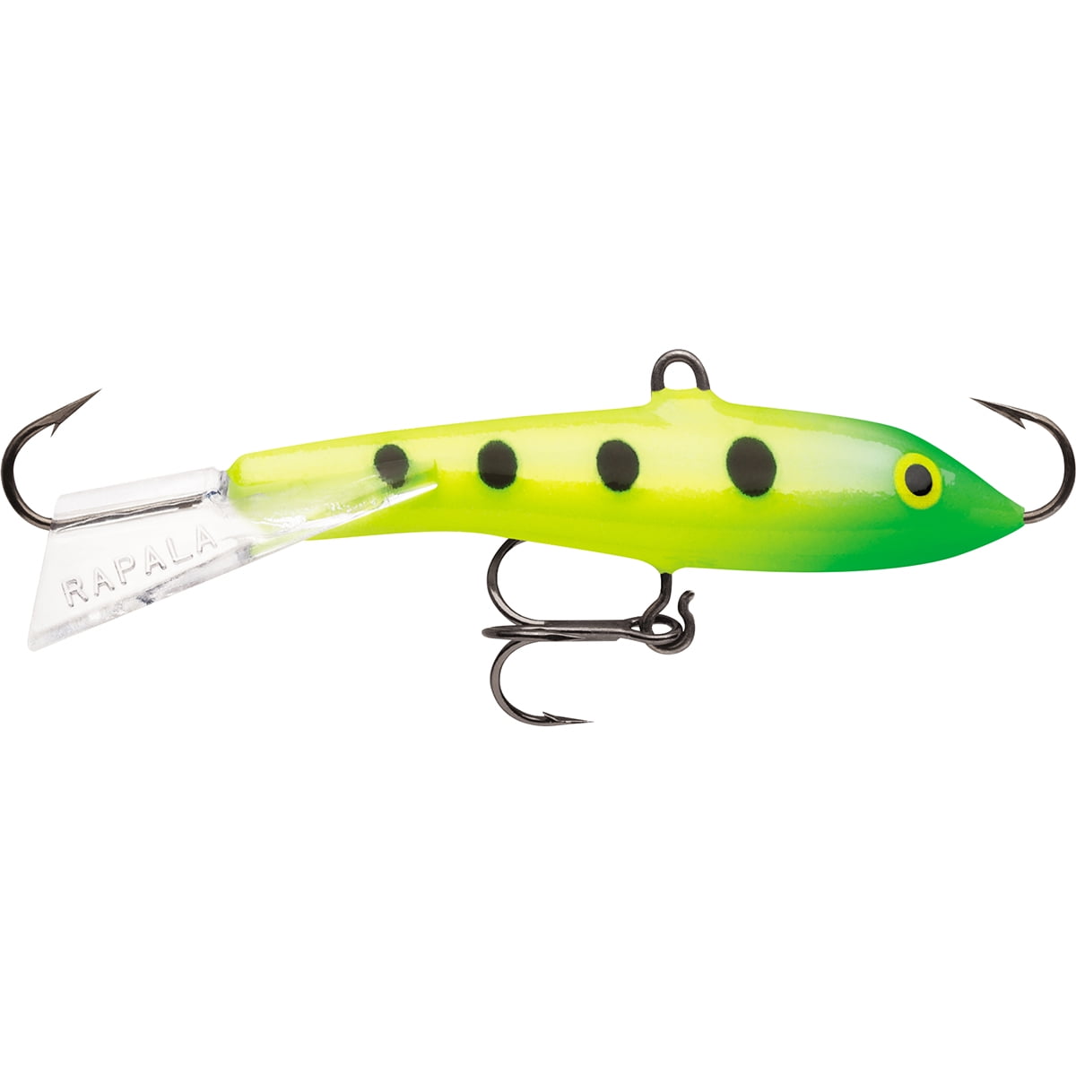 Rapala 1.25" Jigging Rap Fishing Lure Glow Slimy Lime