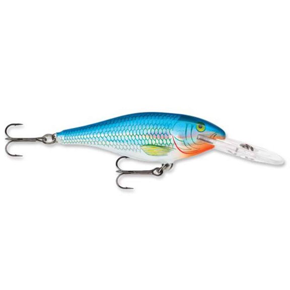 Rapala 2" Shad Rap Swimbait 3/16 Ounce Holographic Blue Shiner, SR05HBSH