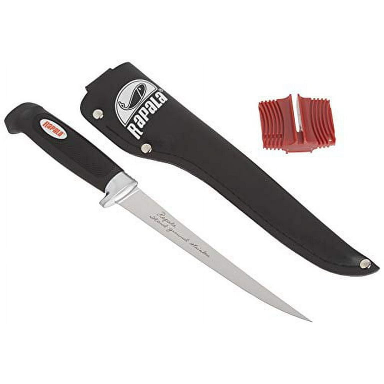 Rapala Fish 'n Fillet Knife With Single Stage Sharpener And Sheath