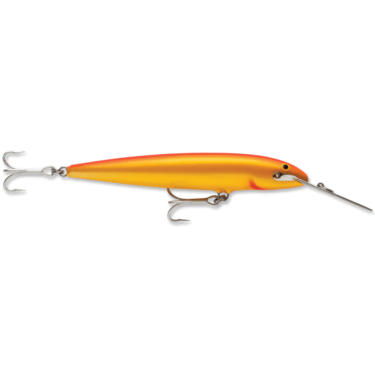 Rapala CountDown Magnum 22 Fishing Lure - Gold Fluorescent Red - 9
