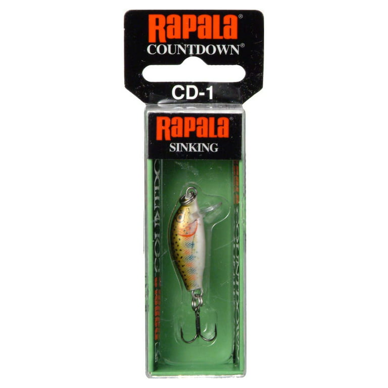 Rapala Countdown Minnow 01 Fishing Lure 1 1/16 Rainbow Trout