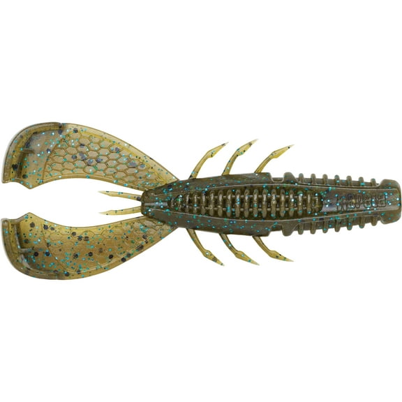 Rapala CrushCity Cleanup Craw 3.5" Soft Bait - Green Pumpkin Blue