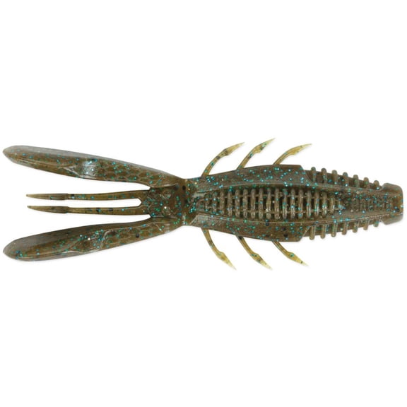Rapala CrushCity Bronco Bug soft bait 4 Green Pumpkin Blue