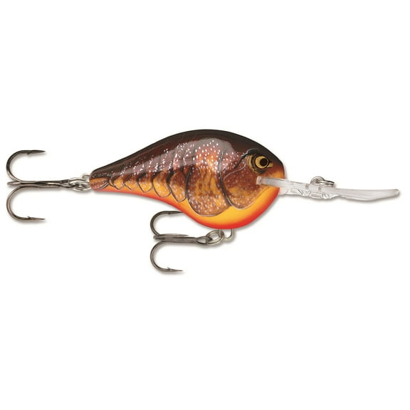 Rapala Dives-To 16 Fishing Lure Dark Brown Crawdad