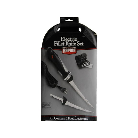 Rapala Electric Fillet Knife Set - Gray/Black