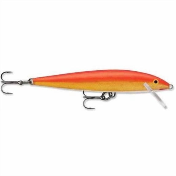 Rapala Original Floater Jerkbait 09 Gold Fluorescent Red