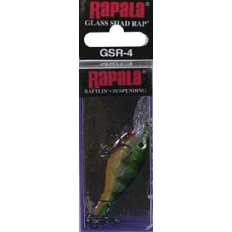 Rapala Glass Shad Rap 04 Fishing Lure 1.5 3/16oz Glass Perch
