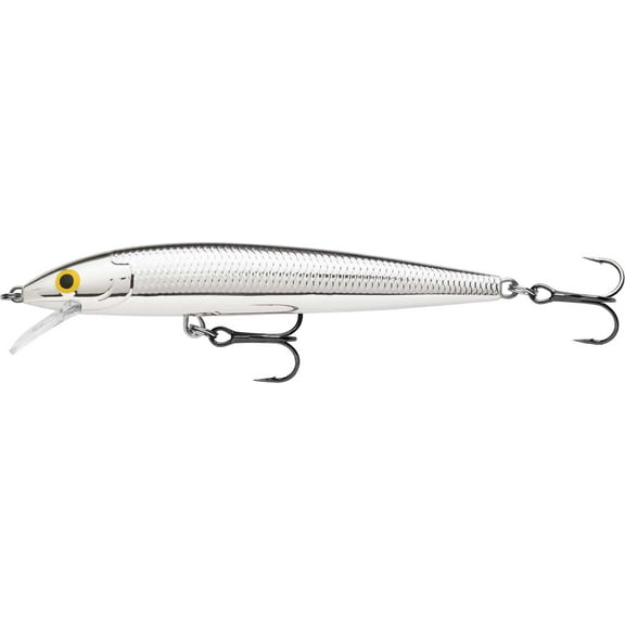 Rapala HJ06PCH Husky Jerk 2 1/2" 1/8 oz Pure Chrome Suspending Fishing Lure