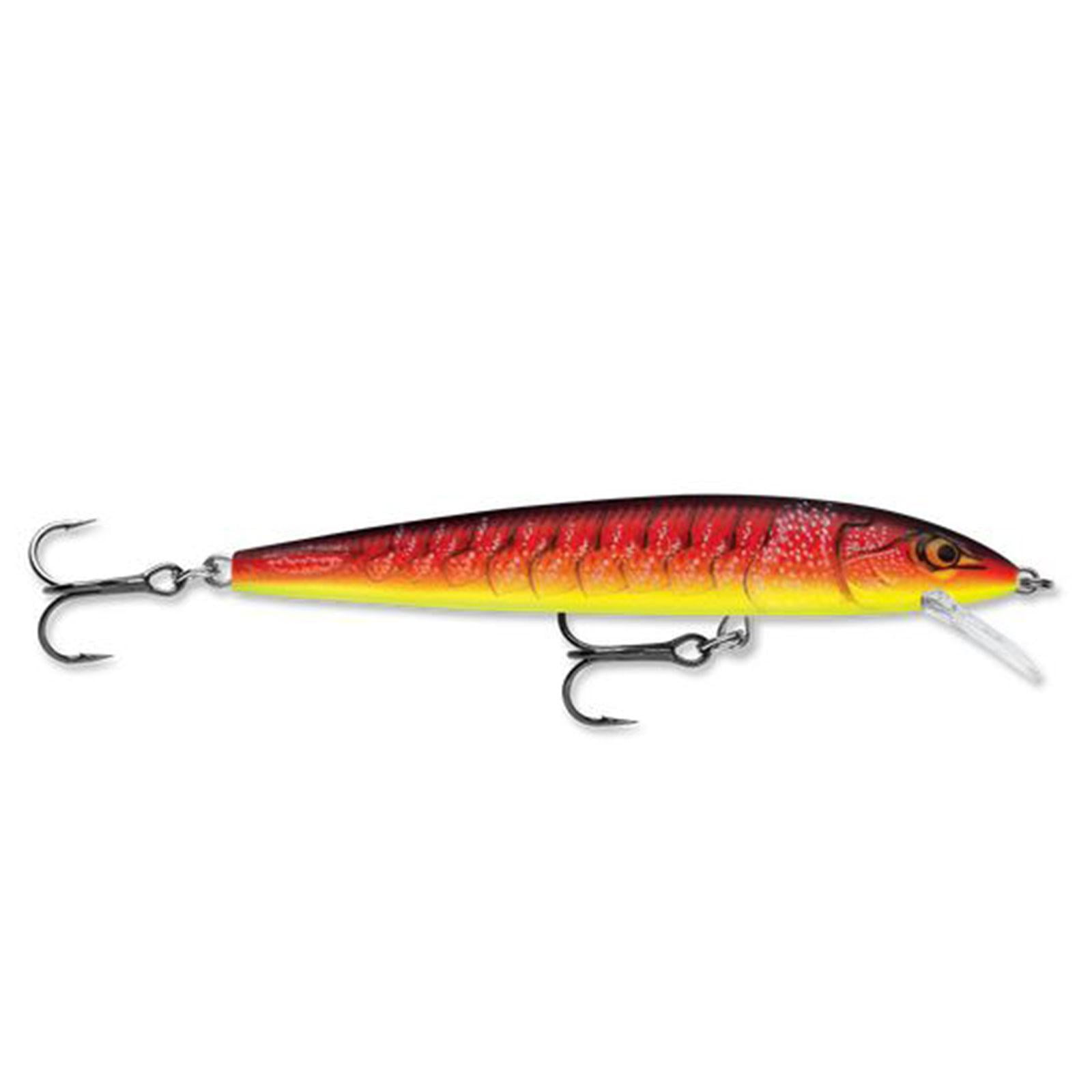 Rapala Husky Jerk HJ-12S – Leurre Jerkbait Suspendant 4 3/4 Pouces, Argent/noir, Boîte Incluse