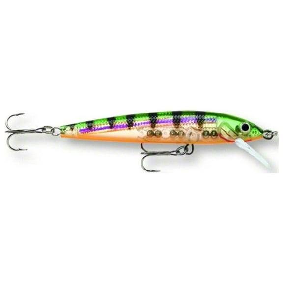 Rapala Husky Jerk 3-1/8" Hand-Tuned Fishing Lure, Glass Perch, Size 8, 1/4 oz.