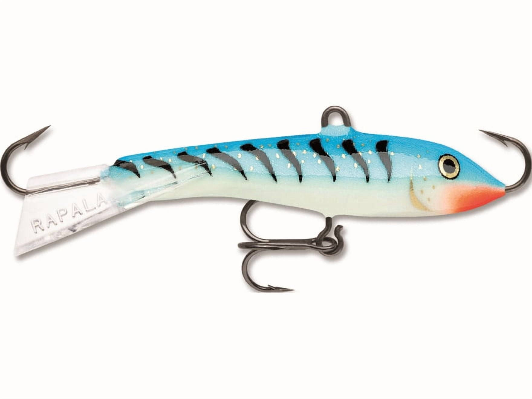 1-1/2" Jigging Rap 3/16 Ounce Glow Blue Tiger, W3GBT at Walmart