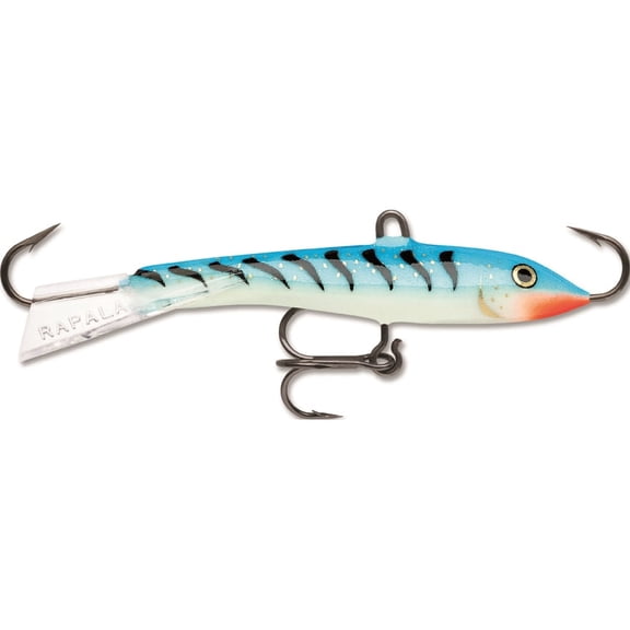 Rapala Jigging Rap Hardbait 07 Glow Blue Tiger