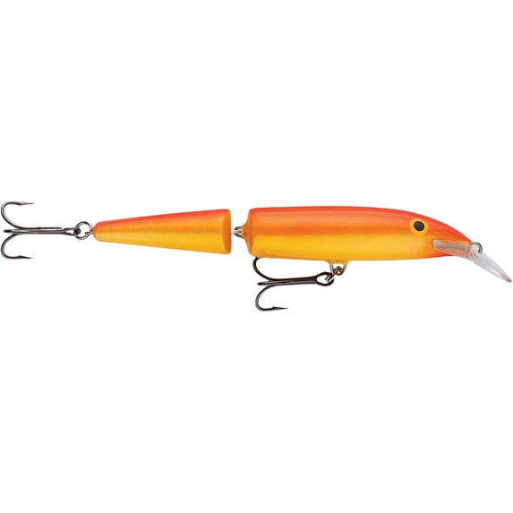 Rapala Jointed Crankbait 13 Gold Fluorescent Red