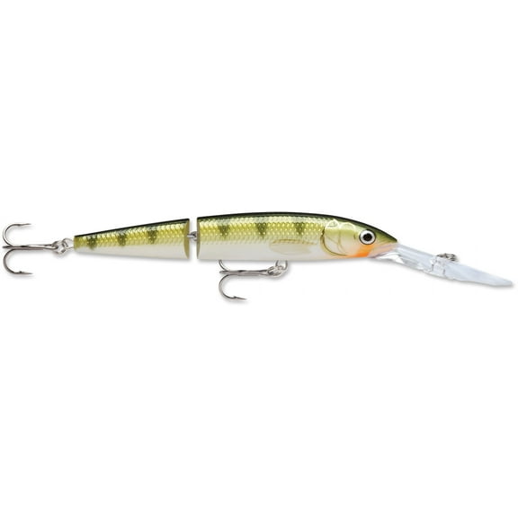 Rapala Jointed Deep Husky Jerk 08 Fishing Lure 3 1/8" 3/16oz Yellow Perch