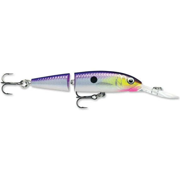 Rapala Jointed Deep Husky Jerk 08 Fishing lure, 3.125-Inch, Purpledescent