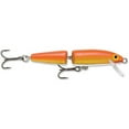 thumbnail image 1 of Rapala Jointed Minnow 09 Fishing Lure 3.5" 1/4oz Gold Fluorescent Red, 1 of 2