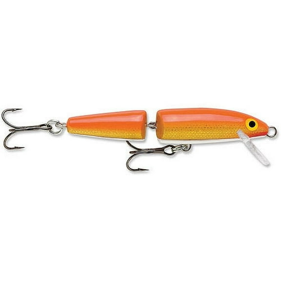 Rapala Jointed Minnow 09 Fishing Lure 3.5" 1/4oz Gold Fluorescent Red