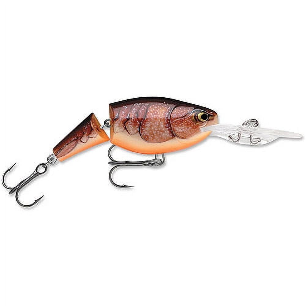 Rapala Jointed Shad Rap 04 – Crankbait Snodato Fire Crawdad, 3,8 Cm Per Spigole, Bass E Trote
