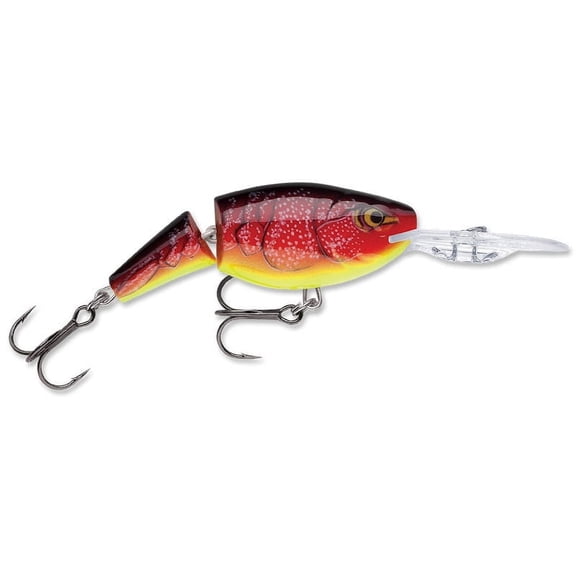 Rapala Jointed Shad Rap Crankbait 07 Redfire Crawdad
