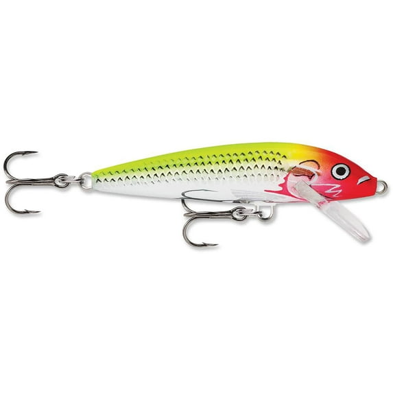 Rapala Original Floating Lure, 4 3/8", 3/16 oz, Clown
