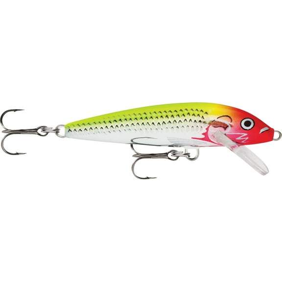 Rapala Original Floating Lure, 2", 1/16 oz, Clown, Floating