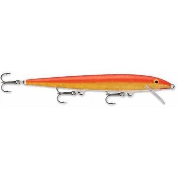 Rapala Original Floater Jerkbait 13 Gold Fluorescent Red