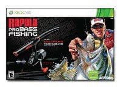 Rapala Pro Bass Fishing - Xbox 360 - with Fishing Pole