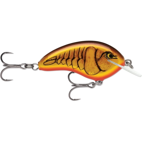 Rapala ROGT04DCW OG Tiny 04 Shallow Diving Dark Brown Crawdad 2-1/4" 5/16oz Jig