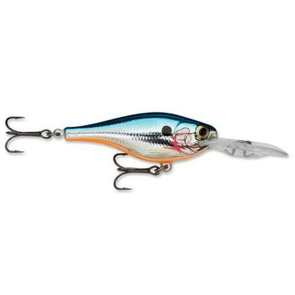 Rapala Rattling & Suspending Shad Rap 05 Fishing Lure 2" 5/16oz Silver Blue