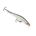 thumbnail interactive-video image 1 of Rapala Rip Stop 12 Jerkbait Fishing Lure 4.75" 1/2oz Silver, 1 of 3