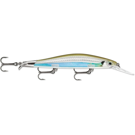 Rapala Rip Stop 12 Jerkbait Fishing Lure 4.75" 9/16oz Mossback Shiner