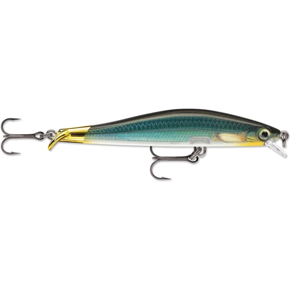 Rapala RipStop 09 Minnow Suspending Jerkbait Lure, Carbon
