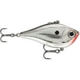 thumbnail interactive-video image 1 of Rapala Rippin' Rap 07 Chrome Lipless Crankbait with VMC Hooks, 1 of 10