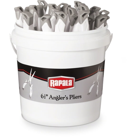 Rapala SACP6B Salt Angler's Needle Nose Pliers 6.5" Co-Molded Grips