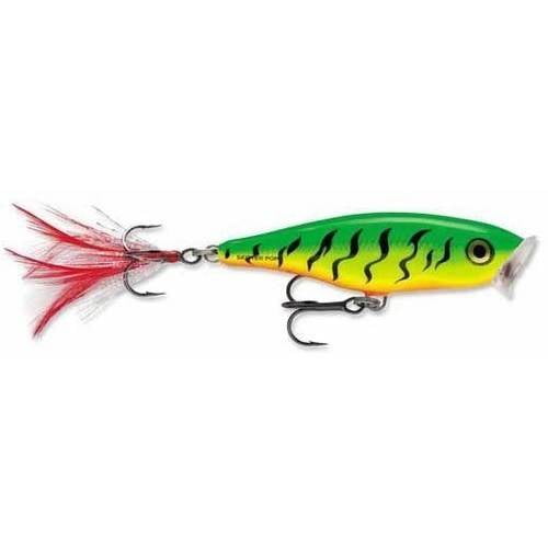 Rapala SP07FT Skitter Pop Size 07 Fire Tiger Fishing Hard Bait