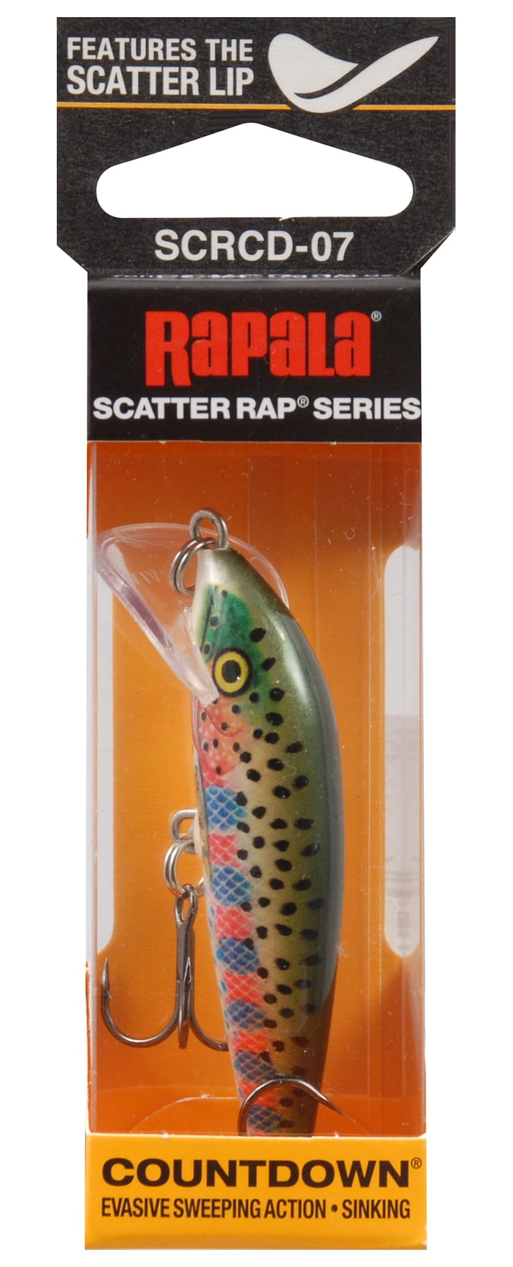 4 - RAPALA SCATTER RAPS SHAD BAITS SCRS-7 ( MIXED) NIP LOT A