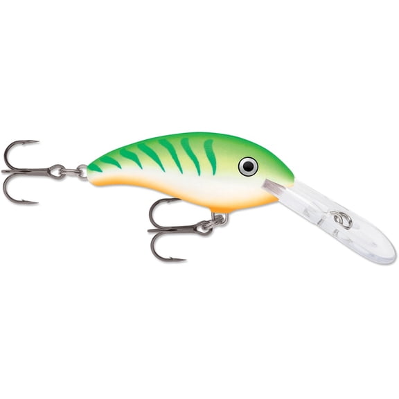 Rapala Shad Dancer 07 Crankbait Green Tiger UV